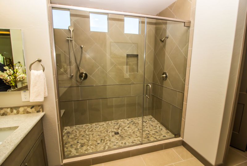 Sleek Shower Niche Design
